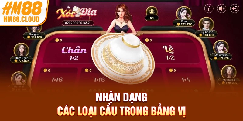 Nhận dạng các loại cầu trong bảng vị